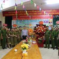 Học viện CSND chúc mừng Tết cổ truyền Lào và Campuchia